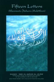 Cover of: Fifteen letters = by ʻAbd al-Qādir al-Jīlānī