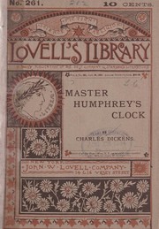 Cover of: Master Humphrey's Clock