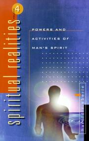 Cover of: Powers and Activities of Man's Spirit (Spiritual Realities: Volume 4) (Spiritual Realities)