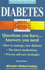 Cover of: Diabetes by Paula Brisco