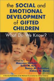 Cover of: The Social and Emotional Development of Gifted Children: What Do We Know?