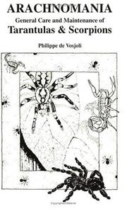 Cover of: Arachnomania by Philippe de Vosjoli
