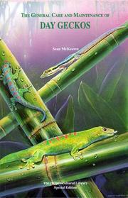 Cover of: Day Geckos by Sean McKeown