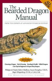 The Bearded Dragon Manual (Advanced Vivarium Systems) by Philippe de Vosjoli