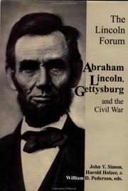 Cover of: The Lincoln Forum by John Y. Simon, Harold Holzer, William D. Pederson, editors.