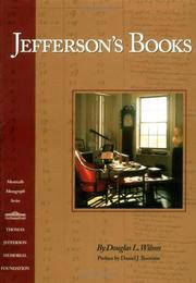 Cover of: Jefferson's Books by Douglas L. Wilson