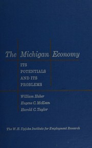 Cover of: The Michigan economy by Haber, William