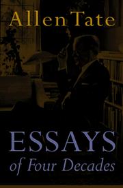 Cover of: Essays