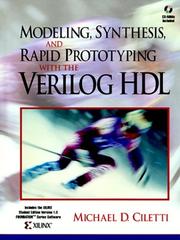 Cover of: Modeling, Synthesis, and Rapid Prototyping with the VERILOG (TM) HDL