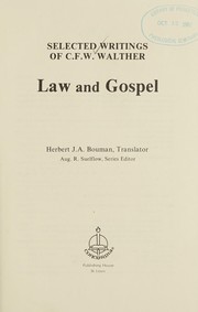 Cover of: Law and gospel