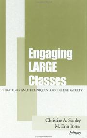Cover of: Engaging large classes: strategies and techniques for college faculty