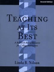 Cover of: Teaching at Its Best by Linda B. Nilson
