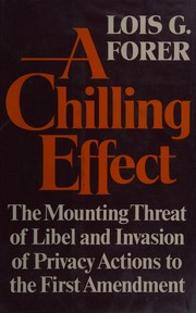 Cover of: A chilling effect by Lois G. Forer