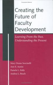 Creating the future of faculty development cover