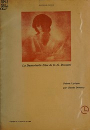 Cover of: La Damoiselle elue: poéme lyrique d'après D.-G. Rossetti