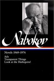 Cover of: Novels, 1969-1974 by Vladimir Nabokov