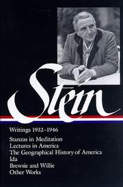 Cover of: Writings, 1932-1946 by Gertrude Stein