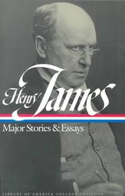 Cover of: Major stories & essays by Henry James