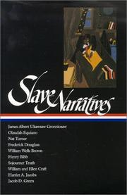 Cover of: Slave narratives.