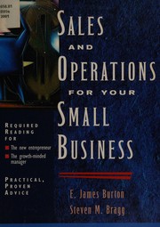 Cover of: Sales and operations for your small business