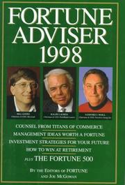 Cover of: Fortune Adviser 1998 by Joe McGowan
