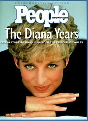 Cover of: The Diana Years(Commemorative Edition) by People Magazine