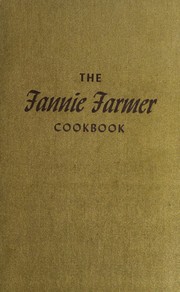 Cover of: The Boston Cooking-School cook book. by Fannie Merritt Farmer