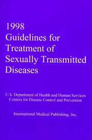 Cover of: 1998 Guidelines for Treatment of Sexually Transmitted Diseases (Morbidity and Mortality Weekly Report)