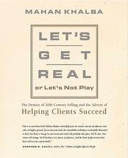Cover of: Let's Get Real or Let's Not Play
