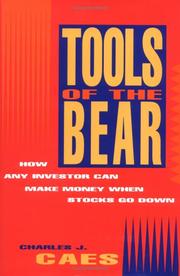 Cover of: Tools of the Bear: How Any Investor Can Make Money When Stocks Go Down