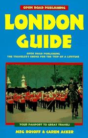 Cover of: London Guide: Your Passport to Great Travel! (Open Road's London Guide)