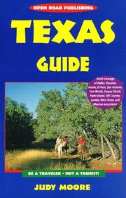 Cover of: Open Road's Texas Guide