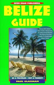 Cover of: Open Road's Belize Guide