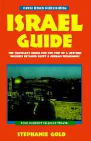 Cover of: Open Road's Israel Guide