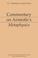 Cover of: Commentary on Aristotle's Metaphysics (Dumb Ox Books' Aristotelian Commentaries)