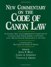 New Commentary on the Code of Canon Law by Canon Law Society of America