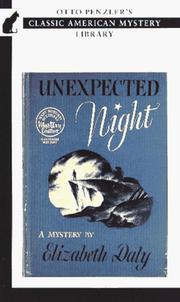 Unexpected Night by Elizabeth Daly