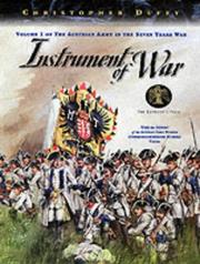 Cover of: Austrian army in the Seven Years War | Christopher Duffy