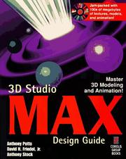 Cover of: 3D Studio MAX design guide