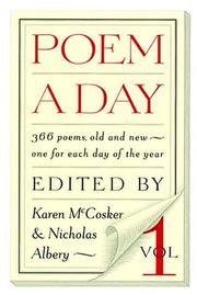 Cover of: A poem a day by edited by Karen McCosker & Nicholas Albery.
