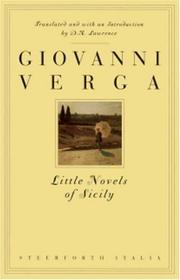 Cover of: Little novels of Sicily by Giovanni Verga