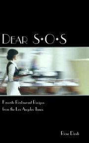 Cover of: Dear SOS : Favorite Restaurant Recipes (Dear SOS)