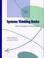 Cover of: Systems thinking basics