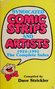 Cover of: Syndicated comic strips and artists, 1924-1995 by Dave Strickler