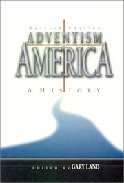 Cover of: Adventism in America by Gary Land