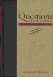 Cover of: Seventh-Day Adventists Answer Questions on Doctrine (Adventist Classic Library)