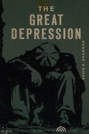 Cover of: The great depression. by David A. Shannon