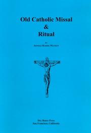 Cover of: Old Catholic Missal and Ritual