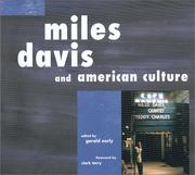 Cover of: Miles Davis and American culture