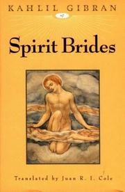 Cover of: Spirit brides by Kahlil Gibran